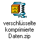 Das Winzip-Icon zeigt eine Schraubzwinge, die einen Aktenschrank komprimiert.